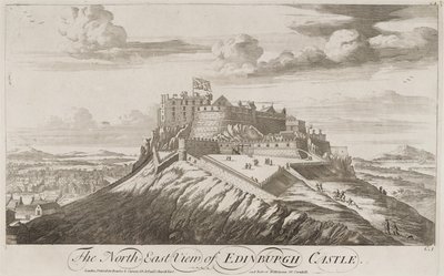 Castello di Edimburgo da John Slezer